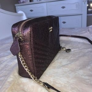 GUESS Shiny Purple Crossbody
